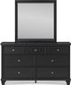 Signature Design by Ashley® Lanolee Black Dresser and Mirror-3