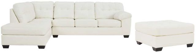 Signature Design by Ashley® Donlen 2-Piece White Living Room Set-0