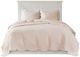 Olliix by Madison Park 3 Piece Blush King/California King Tuscany Reversible Scalloped Edge Coverlet Set-0