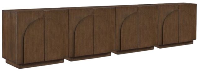 Meridian Furniture Navona 4-Piece Brown Walnut Sideboard Set-0