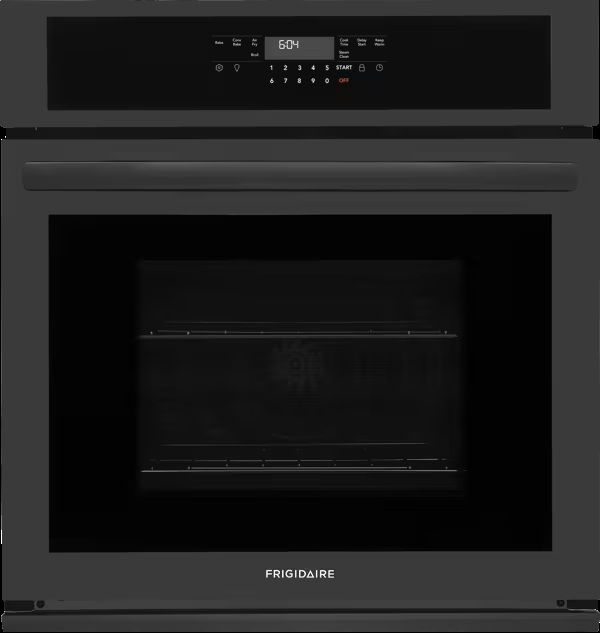 Frigidaire® 27” Black Electric Single Wall Oven with Air Fry-0