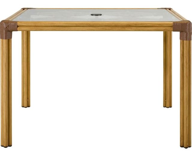 Lane Venture® Mimi by Celerie Kemble Raffia 45" Square Dining Table-1