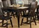 Handstone Customizable Phillipe Buxton Cherry 42x96 Solid Top Harvest Table-0