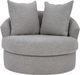 Signature Design by Ashley® Artisian Loft Pewter Swivel Accent Chair-2