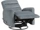 New Classic® Home Furnishings Takami Granite Manual Swivel Recliner-2