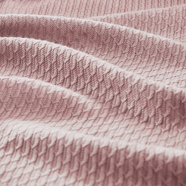 Olliix by Madison Park Egyptian Cotton Rose Twin Blanket-1