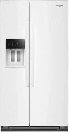 Whirlpool® 36 in. 28 Cu. Ft. White Side-by-Side Refrigerator
