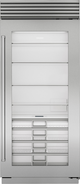 Sub-Zero® Classic Series 36" 22.9 Cu. Ft. Stainless Steel Right Hinge Column Refrigerator in Standard Glass Door-0