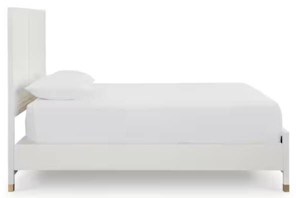 Bassett® Furniture Tidewater Hampton White Queen Panel Bed-2
