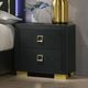 Furniture of America® Latimer 4-Piece Black Queen Bedroom Set-5