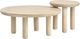 Magnussen Home® Sunset Cove 2-Piece Sanibel Brown Nesting Cocktail Tables Set with Casters-0