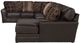 Jackson Furniture Denali 3-Piece Chocolate Right-Arm Facing Sectional and Chaise-2