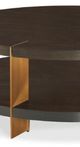 Century® Custom Ridge Dark Brown Cocktail Table-1