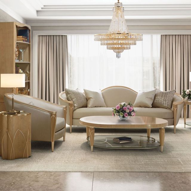 Michael Amini® Luxe Lumiere Gold 39-Light Chandelier-1
