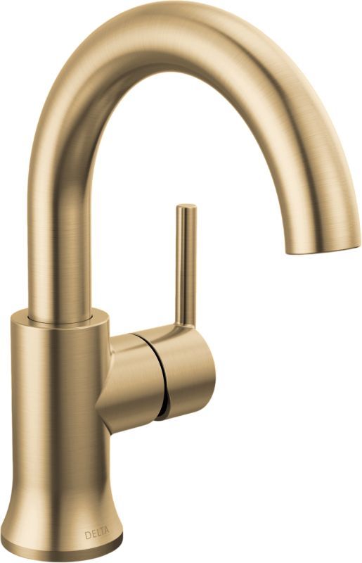 Delta Trinsic® Champagne Bronze 9" Single Handle Lever Bathroom Faucet-0
