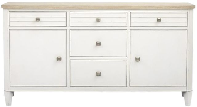 Magnussen Home® Echo Isles Driftwood and Sea Pearl Buffet-2