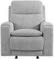 Westwood Design Aiden Dusty Gray Power Uphostered Glider Recliner-1