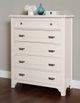 LM Co Home By Vaughan-Bassett Bungalow Home by Ben & Erin Napier Lattice 5-Drawer Chest-1