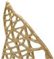 A & B Home Gold Leaf Table Decor with Marble Base-4