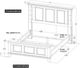 International Furniture Direct Stoa White Queen Panel Bed-2