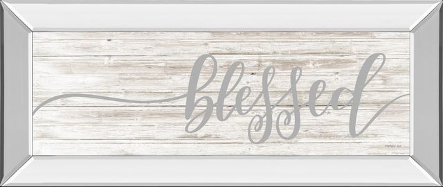 Classy Living Imperfect Dust Blessed 42"W Wall Art-0