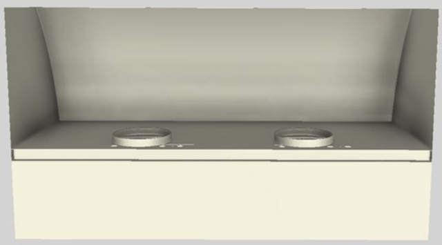 Vent-A-Hood® 54" Biscuit Wall Mounted Range Hood-4