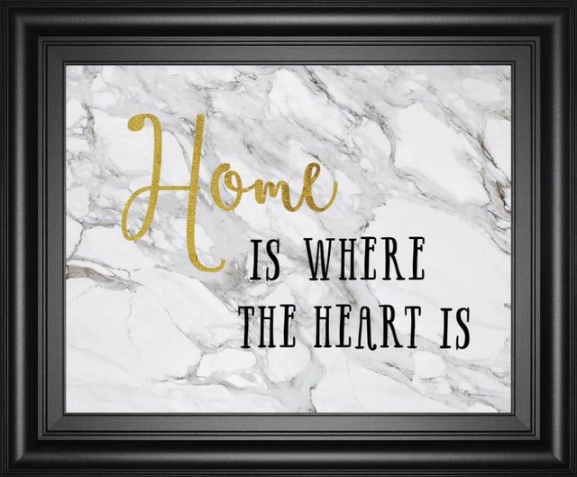 Classy Art Marble Home by Amanda Murray Framed Wall Art-0