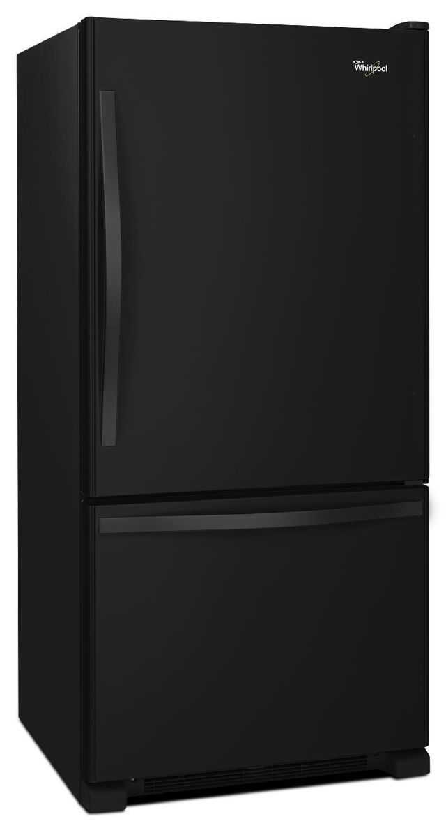 Whirlpool® Gold® 33 in. 22.1 Cu. Ft. Black Bottom Freezer Refrigerator-5
