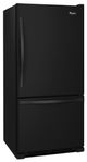 Whirlpool® Gold® 33" 22.1 Cu. Ft. Black Bottom Freezer Refrigerator with SpillGuard™ Glass Shelves-3