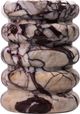 TOV Furniture Marble Breccia Layered Decorative Vase-0