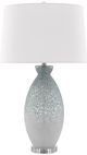 Currey & Company Hatira Pale Blue/Off-White Table Lamp-1