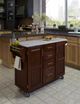 homestyles® Create-a-Cart Cherry/Salt-and-Pepper Granite Kitchen Cart-2