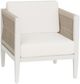 Linon Calabash White Aluminum/Fabric Outdoor Side Chair-0