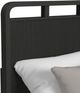 Elements International Ridgemont Black Queen Panel Storage Bed-3