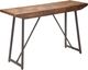 Steve Silver Co. Walden Brown Sofa Table with Black Base-0