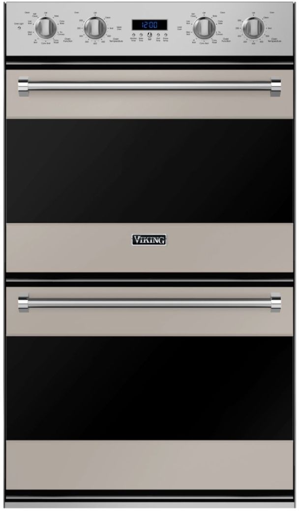 Viking® 3 Series 30" Pacific Grey Double Electric Wall Oven-0