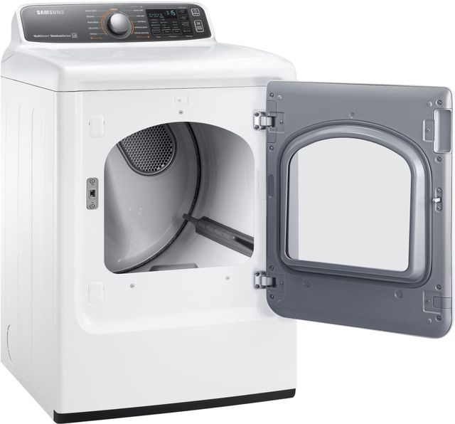 Samsung 7.4 Cu. Ft. White Front Load Gas Dryer-2