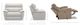 La-Z-Boy® Roman Lead Power Reclining Chair and a Half-5