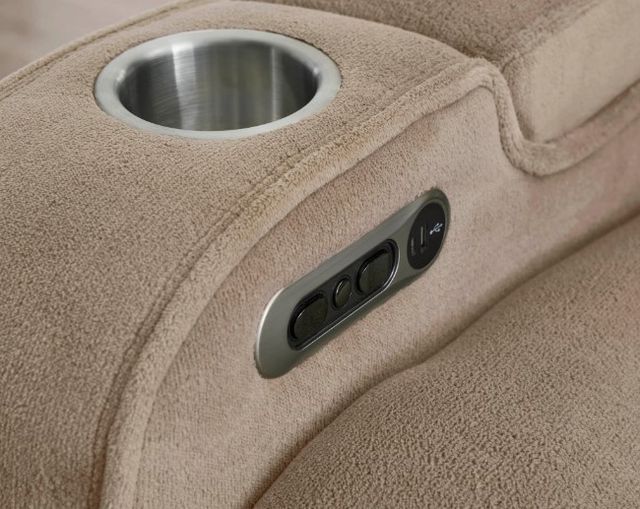Parker House® Equinox Mushroom Power Theater Reclining Loveseat with Headrest-3