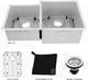 ZLine Jackson Stainless Steel 10" Undermount Double Bowl Kitchen Sink with Bottom Grid-5