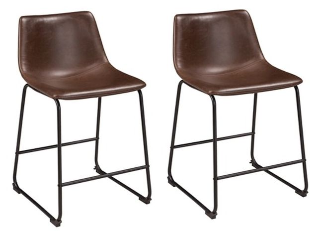 Signature Design by Ashley® Centiar 2-Piece Brown Bar Stool Set-0