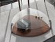 VIG Furniture Modrest Viviana Brown/Clear Coffee Table-3