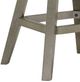 ECI Furniture Pine Crest Asbury 2-Piece Gray Tulip Stool Set-2