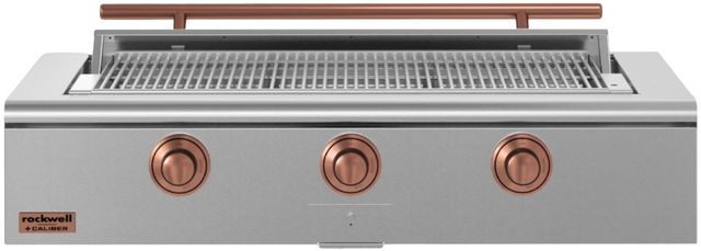 Caliber™ Rockwell Social 3-Burner Stainless Steel Built-In Liquid Propane Grill with Copper Hardware-0