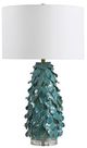 Uttermost® Mina Teal Blue Table Lamp-0