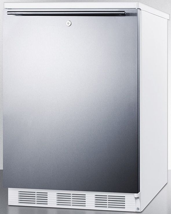 Accucold® by Summit® 24" 5.5 Cu. Ft. Stainless Steel Compact Refrigerator-1