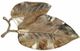 A & B Home Gold Leaf Platter-0