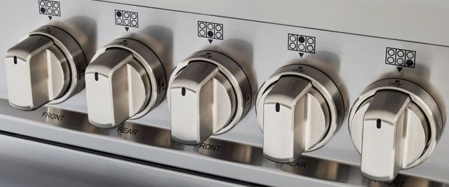 Bertazzoni Master Series 36" Fingerprint Resistant Stainless Steel Pro Style Gas Range-2
