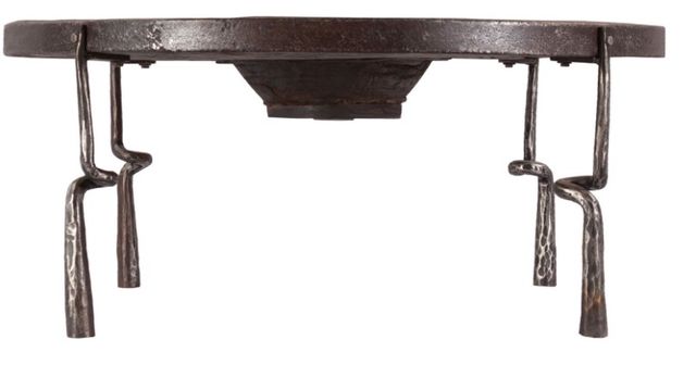 Home Trends & Design Eiffel Natural Patina Coffee Table-3