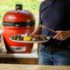 Kamado Joe® Big Joe III 24" Red Portable Charcoal Grill-1
